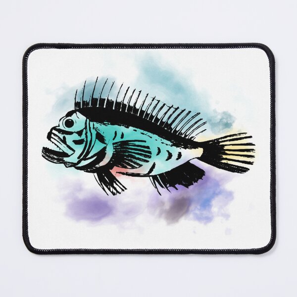 Artikelvorschau, Grauer Stachelfisch - gefärbt entworfen und verkauft von HeathWayPrints.