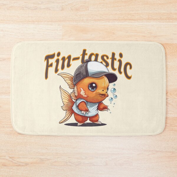 Artikelvorschau, Fantastisches, niedliches Goldfisch-Wortspiel-Cartoon-Fischdesign entworfen und verkauft von Sachie's Studio.