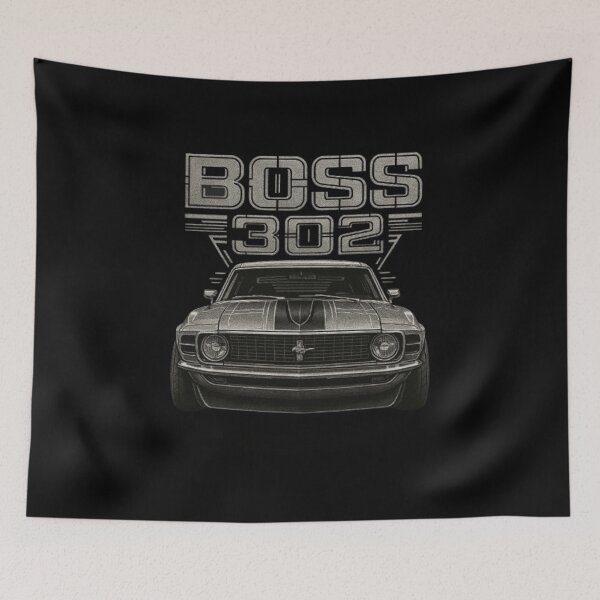 Item preview, Ford Mustang Boss 302 Design, Boss 302 Shirt, American Muscle Car, High Performance Mustang, V8 Performance, Track Ready Pony Car, Classic Ford Performance Graphic designed and sold by Typologystudios.