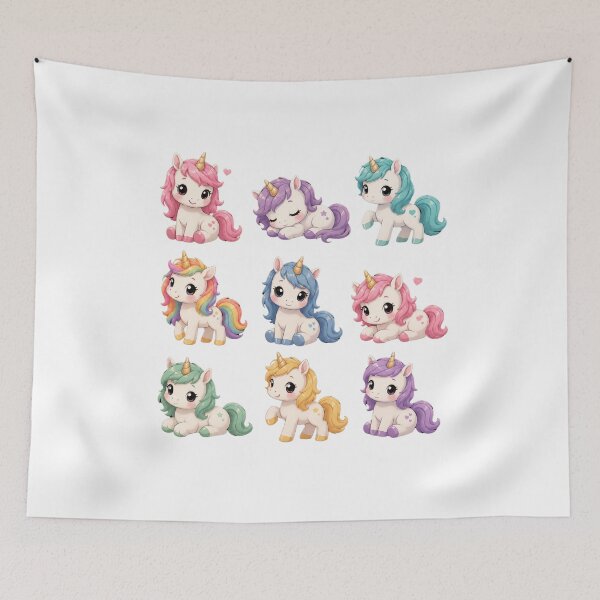 Item preview, Cute Kawaii Unicorn Collection designed and sold by MySthore.