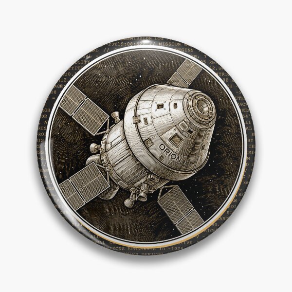 Item preview, Orion Spacecraft NASA Artemis Mission Telemetry Engraving designed and sold by KiwiRider.