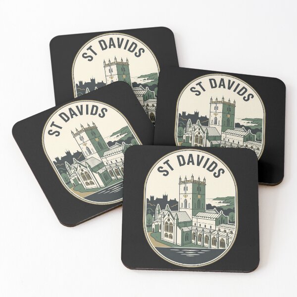 Item preview, St Davids Cathedral Wales Vintage Travel Emblem designed and sold by k3rstman1.