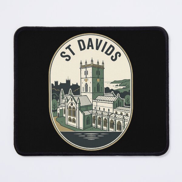 Item preview, St Davids Cathedral Wales Vintage Travel Emblem designed and sold by k3rstman1.