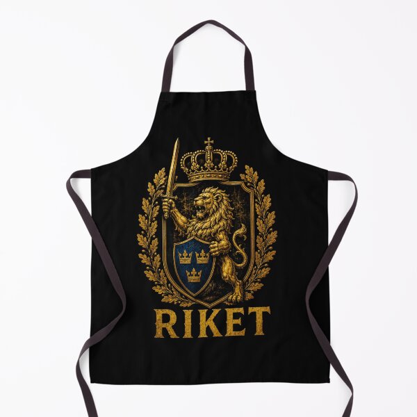 Item preview, Emblem Lion Crown Text designed and sold by PartietRiket.