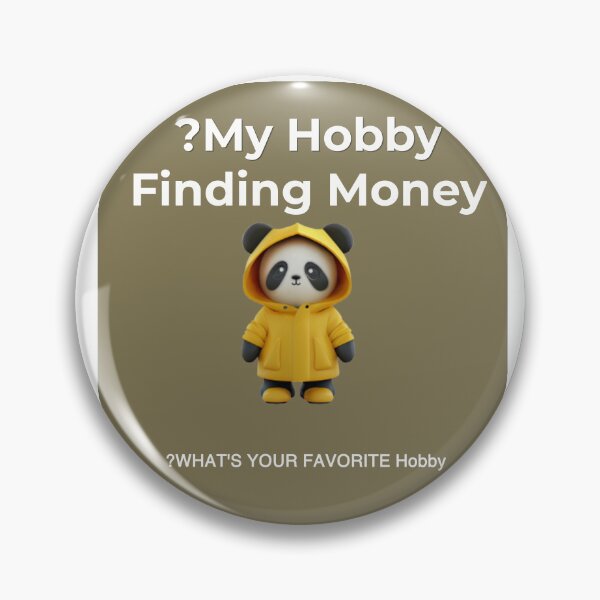 Item preview, Cute Panda My Hobby Finding Money Funny Quote Shirt designed and sold by Penguin Mood .