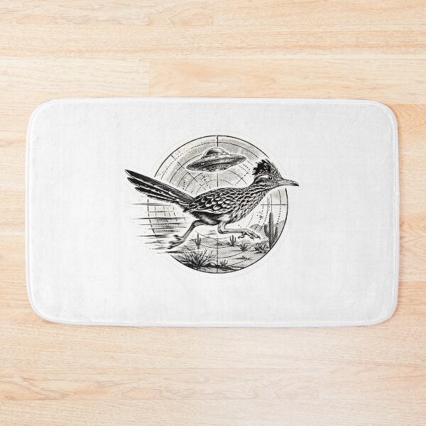 Item preview, Roadrunner UFO Abduction Vintage Desert UFO Bird designed and sold by Neurospicy Trolls.