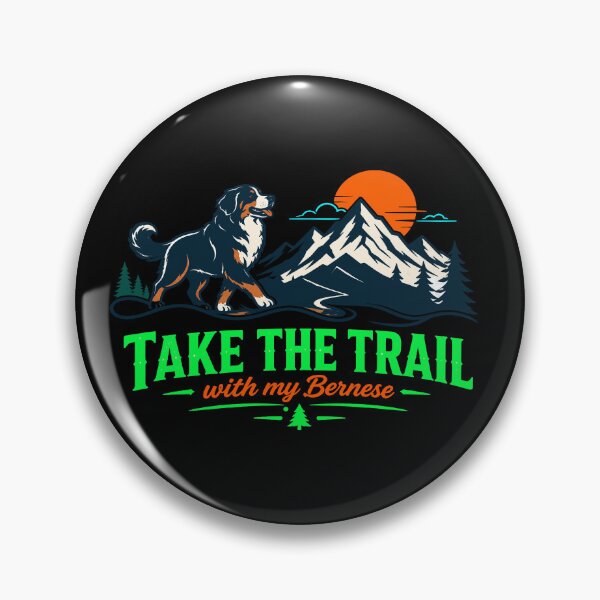 Item preview, Take The Trail With My Bernese Mountain Dog Hiker Gift designed and sold by ShetuAhsan.