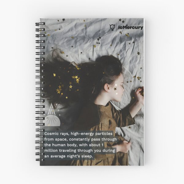 Item preview, Cosmic Rays Pass Through You Every Night | Space Fact Art designed and sold by icMercury.
