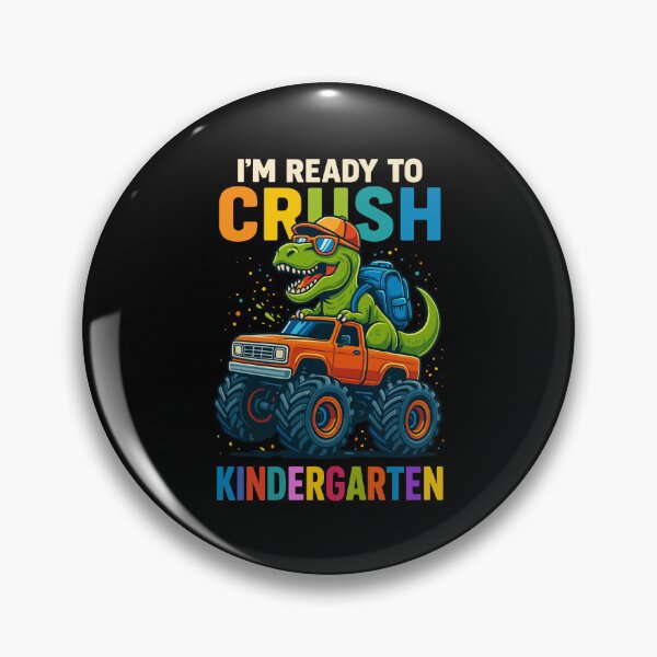 Item preview, I'm Ready To Crush Kindergarten Dinosaur Monster Truck designed and sold by MysticMirth.