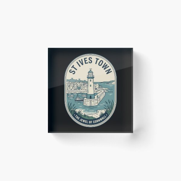 Item preview, St Ives Town Cornwall Vintage Travel Emblem designed and sold by k3rstman1.