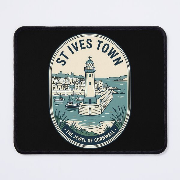 Item preview, St Ives Town Cornwall Vintage Travel Emblem designed and sold by k3rstman1.