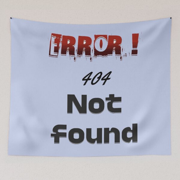 Item preview, Erro 404 not found designed and sold by Not Van Gogh Store.