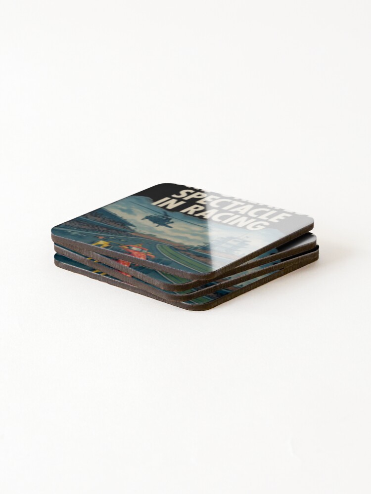 Thumbnail 4 of 5, Coasters (Set of 4), The Greatest Spectacle In Racing designed and sold by stickafix.