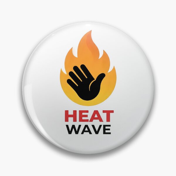 Item preview, Heat Wave Pun designed and sold by Murvel-Ink.