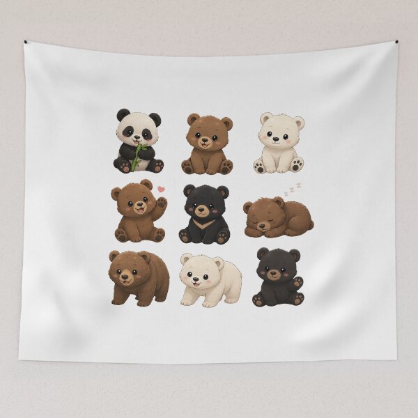 Item preview, Cute Kawaii Bear Collection designed and sold by MySthore.