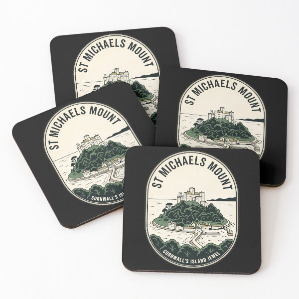 Item preview, St Michaels Mount Cornwall Vintage Travel Emblem designed and sold by k3rstman1.
