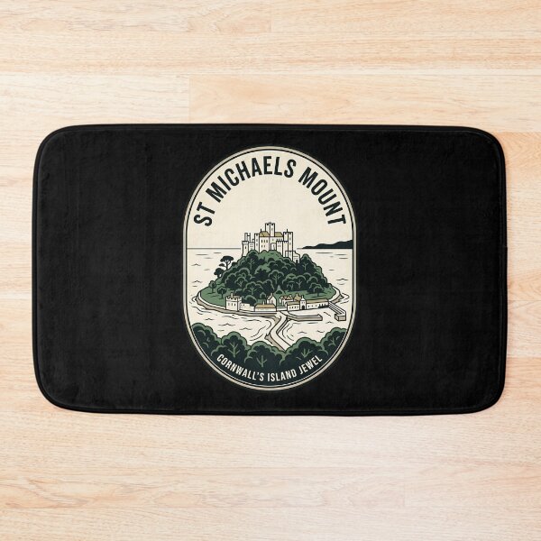 Item preview, St Michaels Mount Cornwall Vintage Travel Emblem designed and sold by k3rstman1.