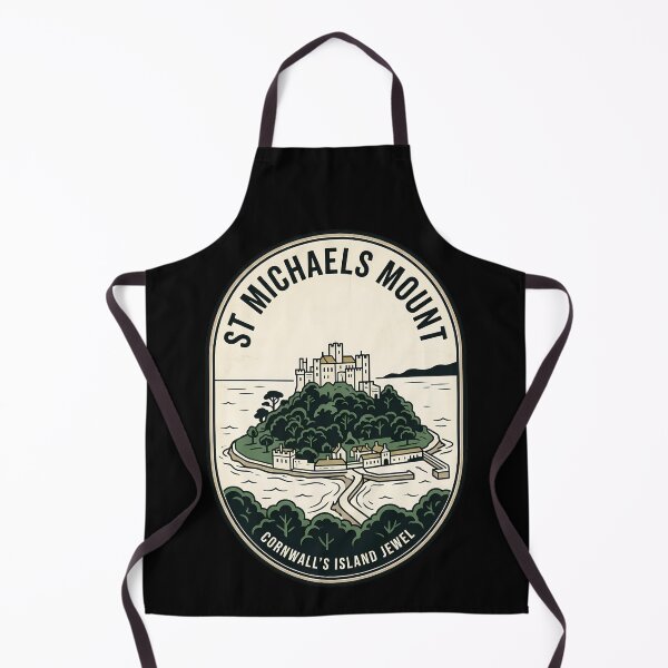 Item preview, St Michaels Mount Cornwall Vintage Travel Emblem designed and sold by k3rstman1.