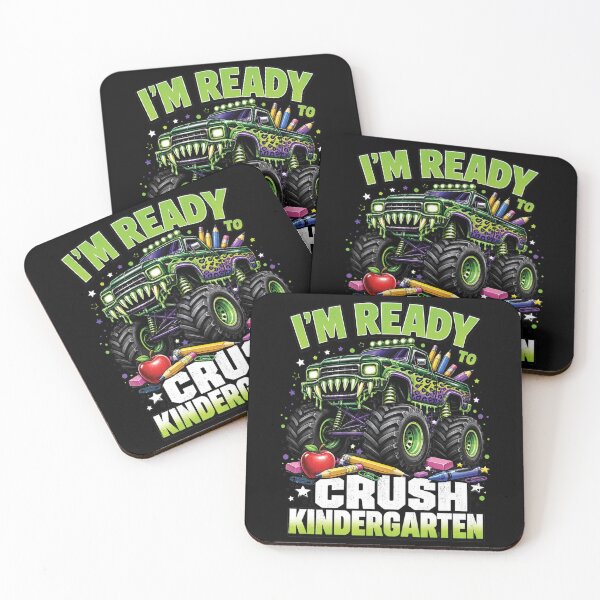 Item preview, I'm Ready To Crush Kindergarten Monster Truck Boys designed and sold by WatercolourferS.