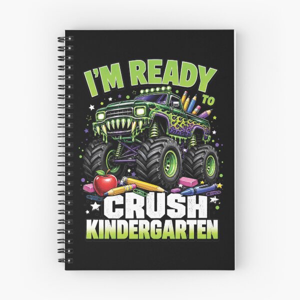 Item preview, I'm Ready To Crush Kindergarten Monster Truck Boys designed and sold by WatercolourferS.