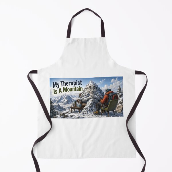 Item preview, My Therapist is a Mountain - Mountaineer - panorama designed and sold by AcornAndPebble.