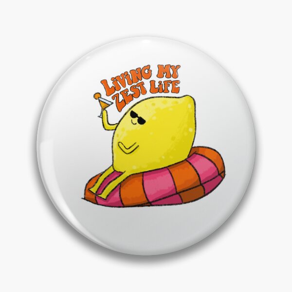 Item preview, Living my zest life - lemon designed and sold by BluluStudio.