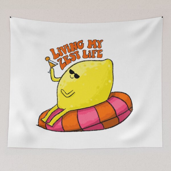 Item preview, Living my zest life - lemon designed and sold by BluluStudio.