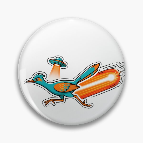 Item preview, Fast Roadrunner UFO Funny Desert Bird Retro Sci Fi Birder Funny designed and sold by Neurospicy Trolls.