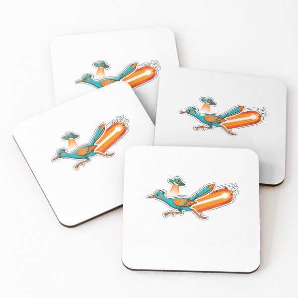 Item preview, Fast Roadrunner UFO Funny Desert Bird Retro Sci Fi Birder Funny designed and sold by Neurospicy Trolls.