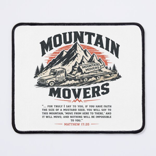 Item preview, Mountain Moving Faith designed and sold by RedeemedAbstrct.