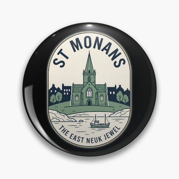 Item preview, St Monans Scotland Coast Vintage Travel Emblem designed and sold by k3rstman1.
