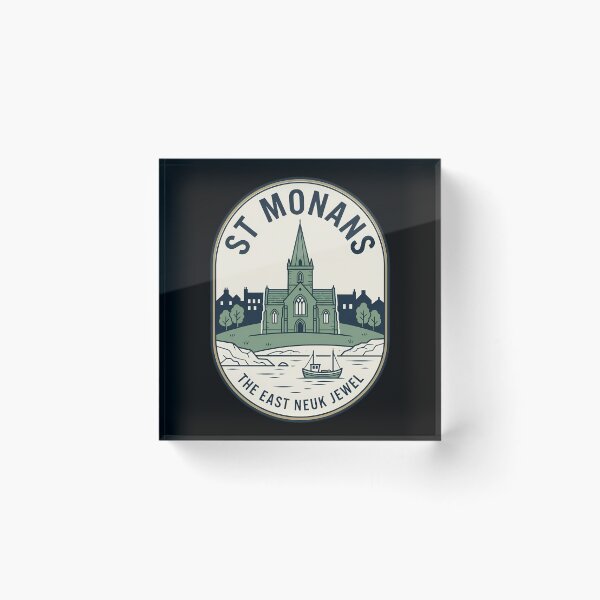 Item preview, St Monans Scotland Coast Vintage Travel Emblem designed and sold by k3rstman1.
