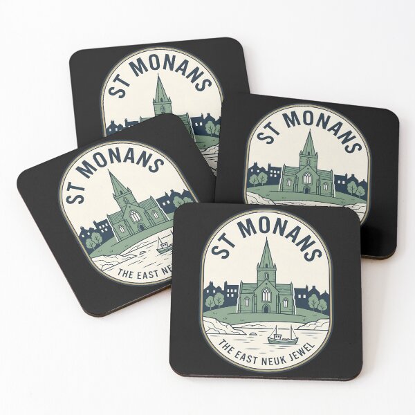 Item preview, St Monans Scotland Coast Vintage Travel Emblem designed and sold by k3rstman1.