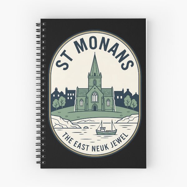 Item preview, St Monans Scotland Coast Vintage Travel Emblem designed and sold by k3rstman1.