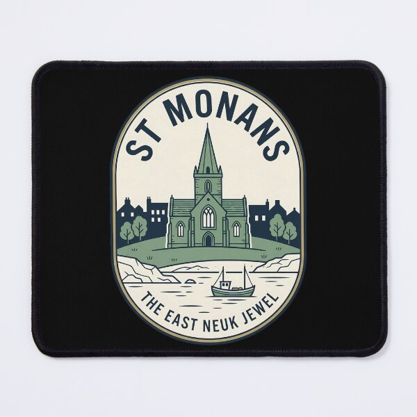 Item preview, St Monans Scotland Coast Vintage Travel Emblem designed and sold by k3rstman1.