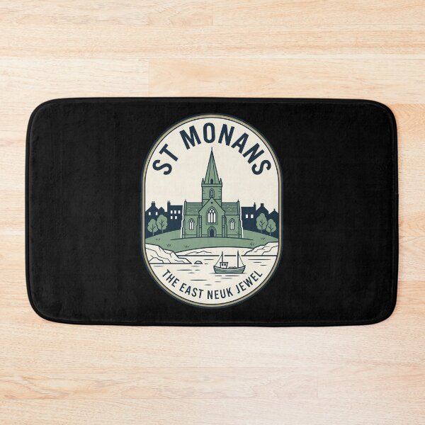 Item preview, St Monans Scotland Coast Vintage Travel Emblem designed and sold by k3rstman1.