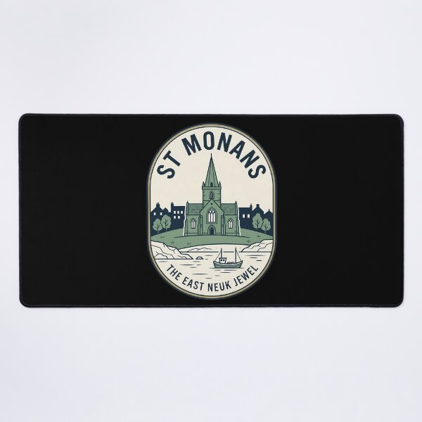 Item preview, St Monans Scotland Coast Vintage Travel Emblem designed and sold by k3rstman1.