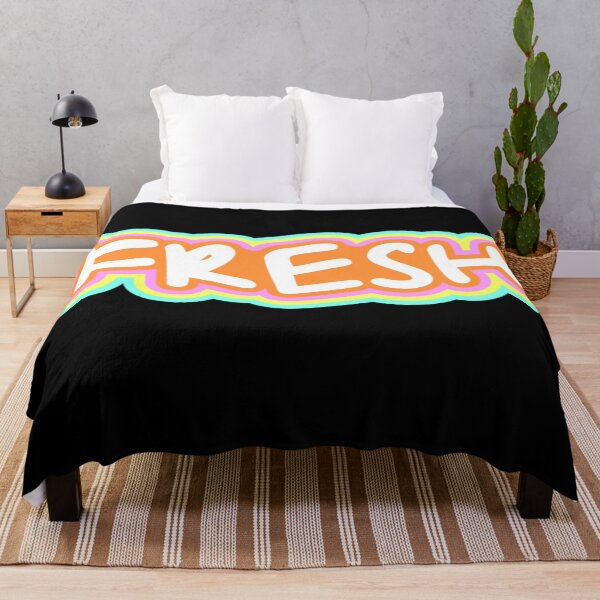 Item preview, FRESH Retro Bubble Typography – Colorful Pop Art Sticker designed and sold by SDKENERGY.