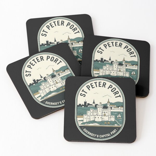 Item preview, St Peter Port Guernsey Vintage Travel Emblem designed and sold by k3rstman1.