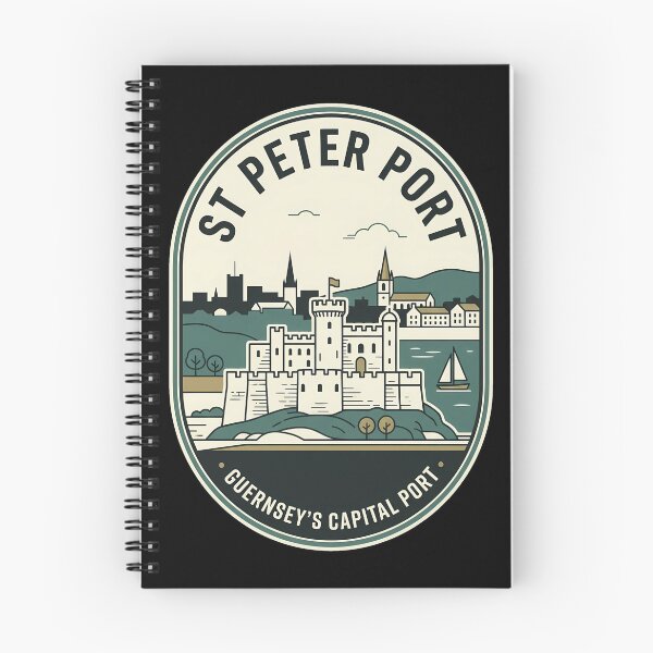 Item preview, St Peter Port Guernsey Vintage Travel Emblem designed and sold by k3rstman1.