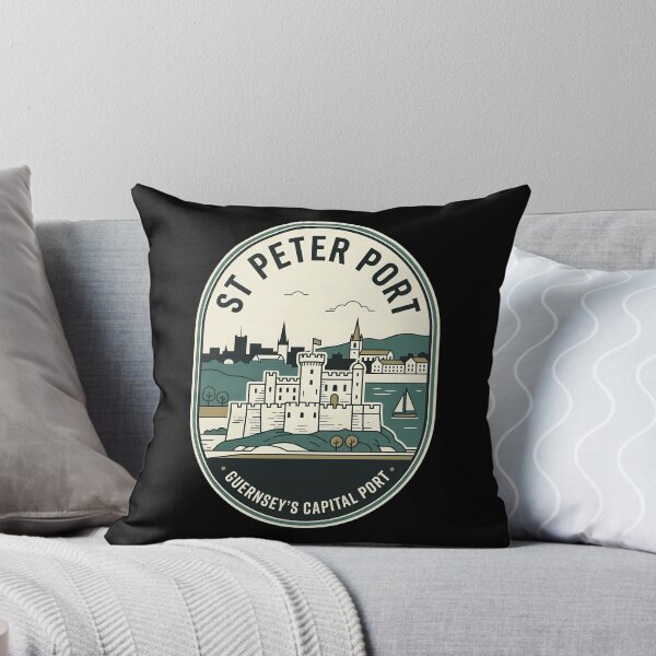 Item preview, St Peter Port Guernsey Vintage Travel Emblem designed and sold by k3rstman1.