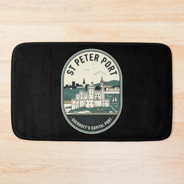Item preview, St Peter Port Guernsey Vintage Travel Emblem designed and sold by k3rstman1.