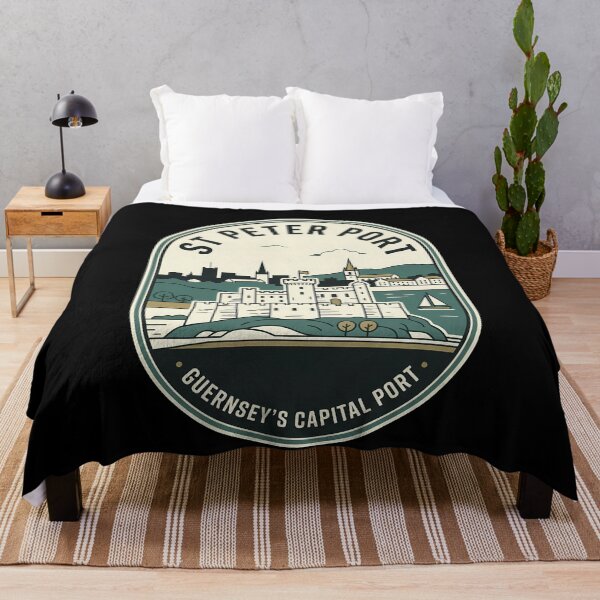 Item preview, St Peter Port Guernsey Vintage Travel Emblem designed and sold by k3rstman1.