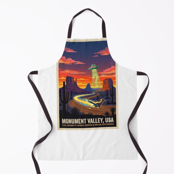 Item preview, Monument Valley UFO Roadrunner Desert Vintage National Park designed and sold by Neurospicy Trolls.