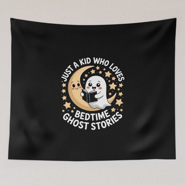 Item preview, JUST A KID WHO LOVES BEDTIME GHOST STORIES designed and sold by jkrphoto.