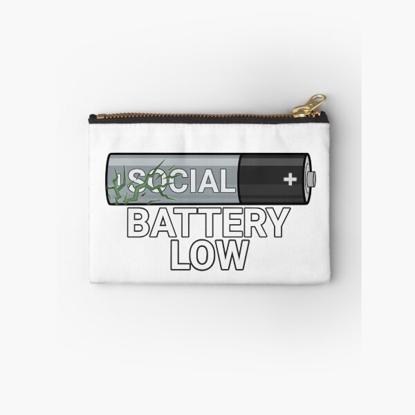 Item preview, Social Battery Low designed and sold by EmeraldFox93.