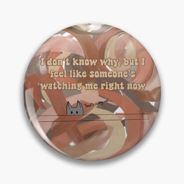 Item preview, Someone's watching me - funny cat abstract art designed and sold by Cris shop.