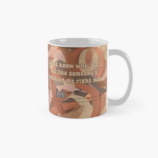 Item preview, Someone's watching me - funny cat abstract art designed and sold by Cris shop.