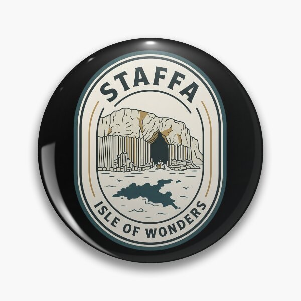 Item preview, Staffa Isle of Wonders Vintage Travel Emblem designed and sold by k3rstman1.