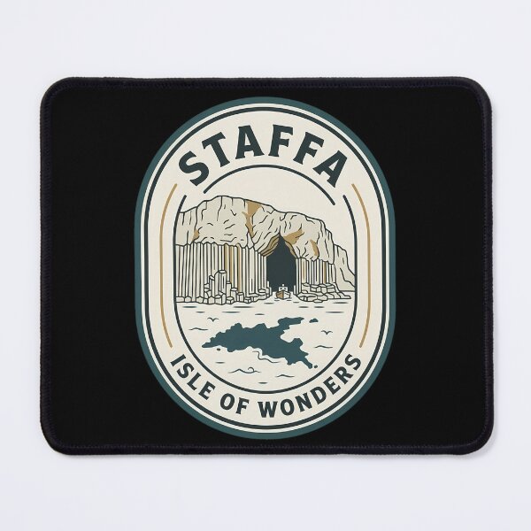 Item preview, Staffa Isle of Wonders Vintage Travel Emblem designed and sold by k3rstman1.